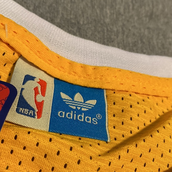 Los Angeles Lakers #44 Jerry West Adidas Hardwood Classics Jersey - Picture 6 of 11